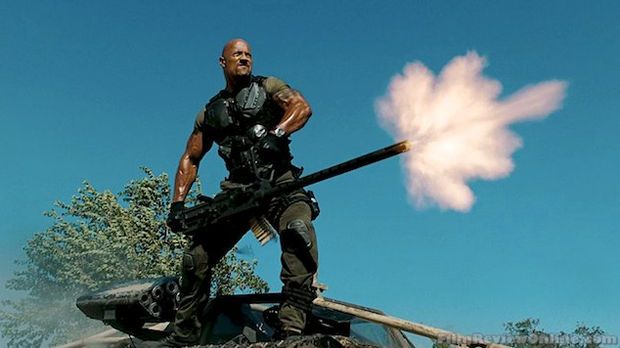 Dwayne Johnson es roadblock en G.I. Joe El Contraataque