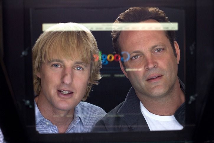 DF-SS-00099_R  THE INTERNSHIP stars Owen Wilson and Vince Vaughn as salesmen whose careers have been torpedoed by the digital world.  Trying to prove they are not obsolete, they defy the odds by talking their way into a coveted internship at Google, along with a battalion of brilliant college students. But, gaining entrance to this utopia is only half the battle. Now they must compete with a group of the nation?s most elite, tech-savvy geniuses, to prove that necessity really is the mother of re-invention.
